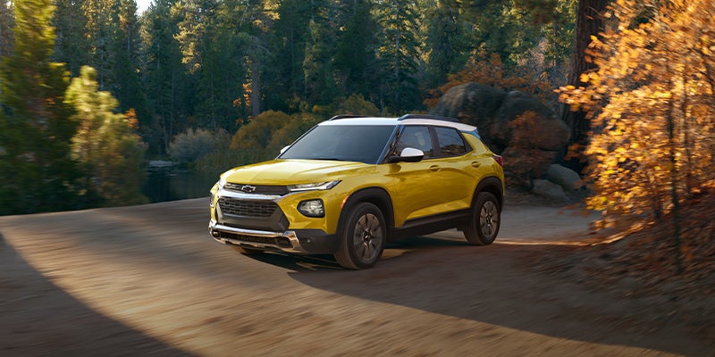 Chevrolet Trailblazer driving