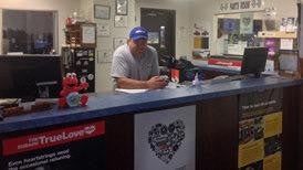 Dave at the service desk