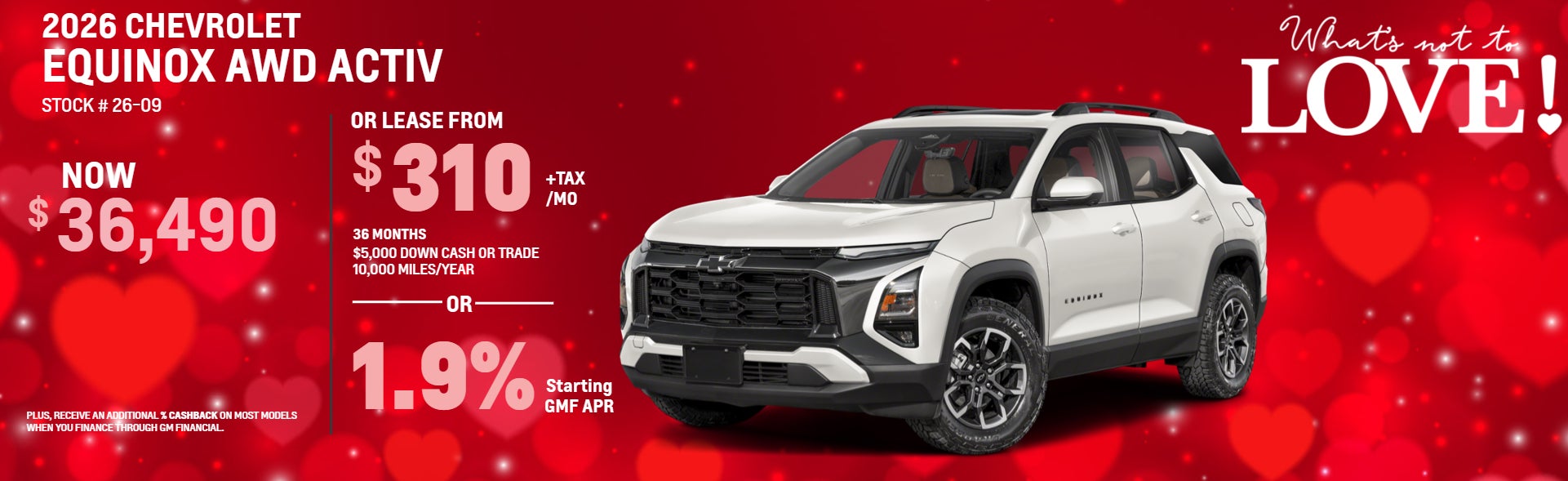 Valentine's month savings