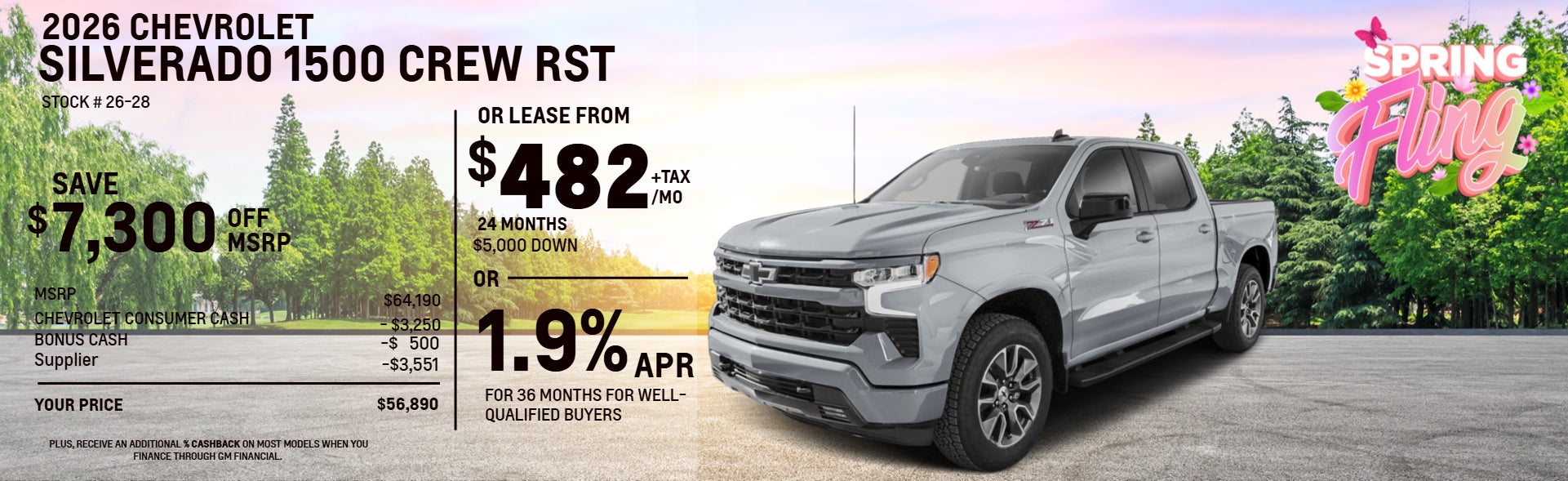 New 2026 Chevrolet Silverado 1500 RST 